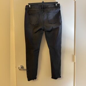 Justus Black Distressed Denim